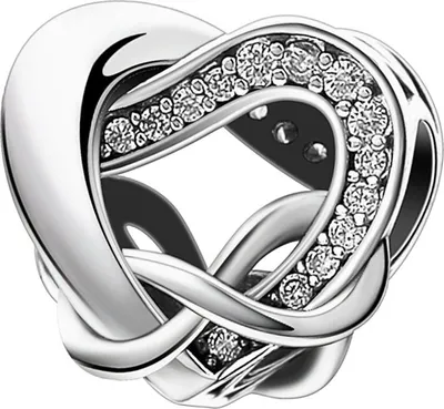 Image de Charms pour pendentif Pandora « Cœur infini » - Charms Trusky