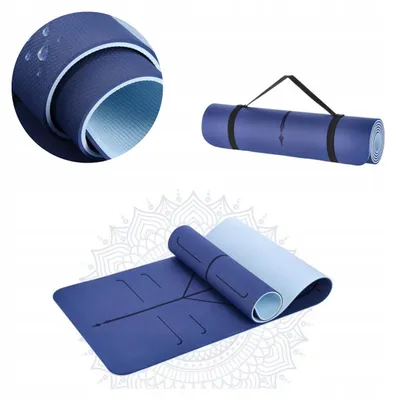 Produktbild von HMS YM10 Dicke Yogamatte Rutschfest für Fitness Pilates