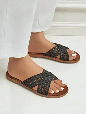 Zdjęcie produktu dla Japonki Crocs Brook czarne rozmiar 36-37