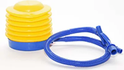 Obrázek produktu pro Nožní pumpa / měch, se 2 adaptéry, Ø 12 cm
