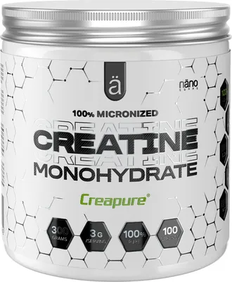 Produktbild von NanoSupps 100% Micronized Creapure (300g) Unflavoured - Kreatin - Creapure