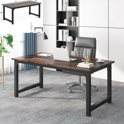 Obrázek produktu pro Pult – Pracovní stůl – Pracovní plocha – Stůl pro počítač – Psací stůl – Velká pracovní deska 160x70 cm