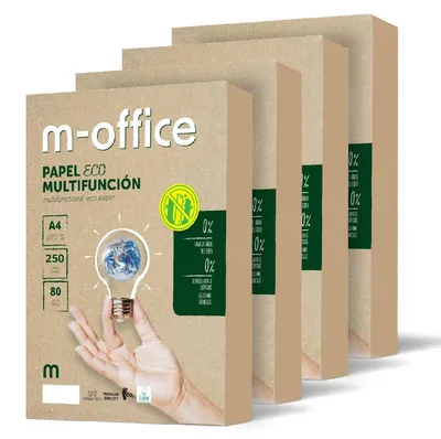 Obrázek produktu pro Recyklovaný papír A4, 80 g, 1000 listů v 4 balíčcích