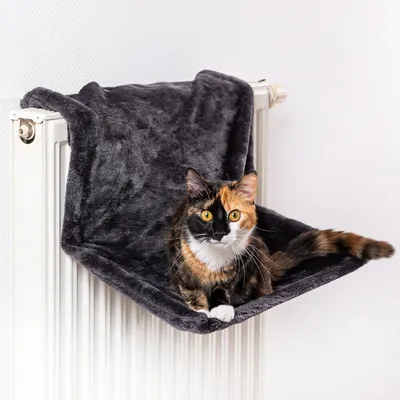 Produktbild von Liegemulde für Katzen · schwarz ca. 45x26x31cm · Heizungs-Liege
