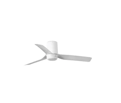 Image de Ventilateur de plafond à basse consommation avec télécommande Mini Punt Tub 90 cm Blanc / Blanc