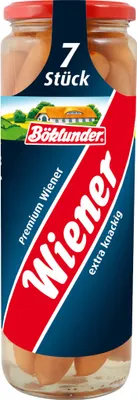 Immagine prodotto di Böklunder Premium Wiener in cordoncino 7 pezzi 330 g peso sgocciolato