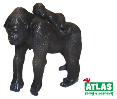 Obrázok produktu pre A - Gorila a mláďa 7 cm