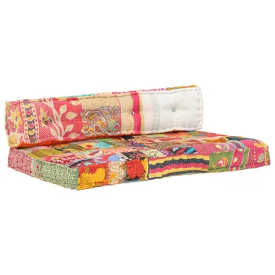 Produktbild von Palettensofa-Auflage Mehrfarbig Stoff Patchwork