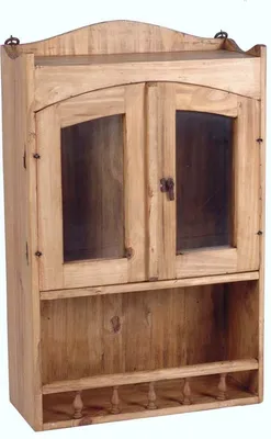 Produktbild von MiaMöbel Gewürzregal Mexico Möbel 51x76x21 cm Landhausstil Massivholz Pinie Honig