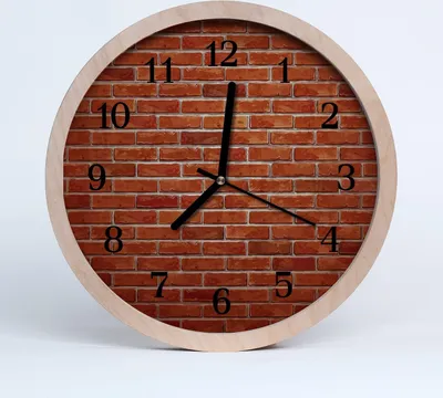 Produktbild von Holzuhr 20fi cm wanduhr - Mauer Architektur