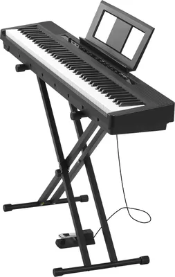Obrázek produktu pro SucceBuy digitální piano s 88 plně váženými klávesami, elektrické piano s dvojitou klaviaturou, reproduktory, stojanem X, sustain pedálem, funkcí nahrávání, 280 tóny a bezdrátovým připojením, ideální pro začátečníky, černá barva
