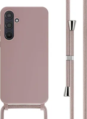 Image de imoshion Étui en silicone avec cordon pour le Samsung Galaxy A55 - Rose sable