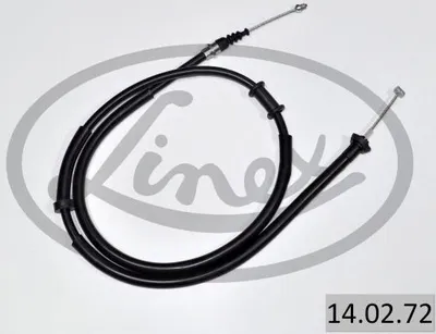 Produktbild von LINEX Handbremsseil 14.02.72 Rechts für FIAT Panda Schrägheck (312, 319) 1550/1337mm