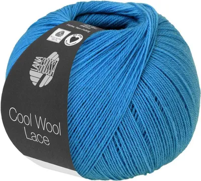 Produktbild von Lana Grossa - Cool Wool Lace 0054 topasblau