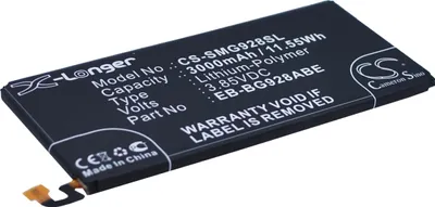 Produktbild von TECHTEK Akku Kompatibel mit [Samsung] Galaxy S6 edge Dual Sim, Galaxy S6 Edge Plus, Galaxy S6 Edge+, SM-G9287, SM-G9287C, SM-G928A, SM-G928F, SM-G928