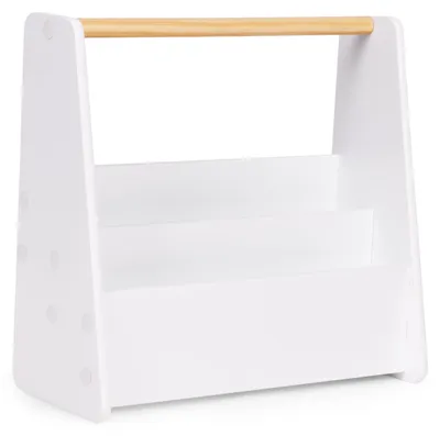 Obrázek produktu pro ECOTOYS FH-KF230052 Dětská knihovnička Montessori 42,5 x 40 x 18 cm, bílá