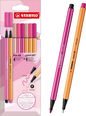 Produktbild von STABILO Fineliner & Filzstifte Set - Pink Töne
