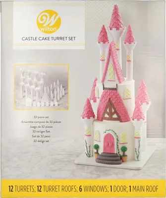Produktbild von Wilton Romantik SCHLOSS SET / Romantic Castle Cake Set - 32teilig