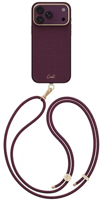 Obrázek produktu pro Pouzdro UNIQ Coehl Mirelle pro iPhone 18 Pro Max / 17 Pro Max, barva: bordová