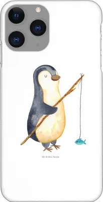 Produktbild von Mr. & Mrs. Panda Iphone 11 Pro Handyhülle Pinguin Angler - Weiß - Geschenk, Angelurlaub, Geschenkidee, Handy Case, Wochenende, Motivation, Urlaub, Premium Kunststoff