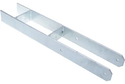 Zdjęcie produktu dla Aqbau® Wsporniki słupków Kotwy H Wsporniki słupków Kotwa H Pro 100 x 600 mm