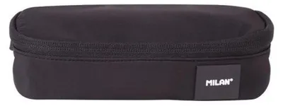 Zdjęcie produktu dla Piórnik owalny SHADOW czarny MILAN
