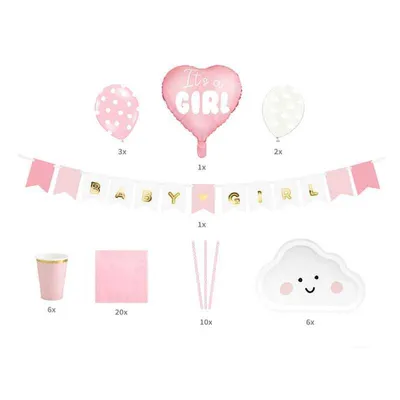 Obrázok produktu pre Sada dekorácií- Its a girl Party Deco