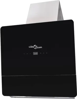 Produktbild von vidaXL Dunstabzugshaube Schwarz Hartglas mit Display 600 mm