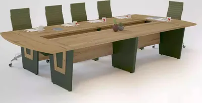 Productafbeelding van Grote vergadertafel, conferentietafel, kantoortafel, afmetingen 390x180 cm. Grote tafel