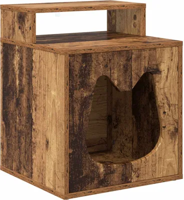 Produktbild von Katzenhaus Altholz 42,5 x 40 x 53,5 cm Holzwerkstoff