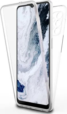 Produktbild von Für Samsung Galaxy A13 - Klare 360° Schutzhülle Anti-Gelb Robust Etui