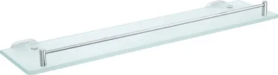 Produktbild von Nicol 7133000 VESTA Wand-Glasablage Länge 52 cm aus verchromtem Messing, hochglänzend, Befestigung durch Schrauben und Kleben
