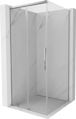 Produktbild von Mexen Rox Schiebeduschkabine 110 x 110 cm, transparent, Chrom - 8C2-110-110-01-00