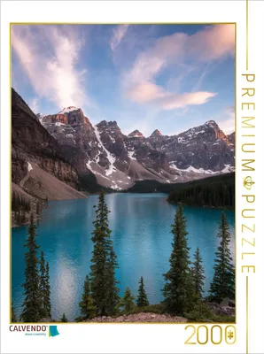 Produktbild von CALVENDO Puzzle Moraine Lake 2000 Teile Puzzle hoch | 2000 Teile Lege-Größe 90x67cm Foto-Puzzle für glückliche Stunden
