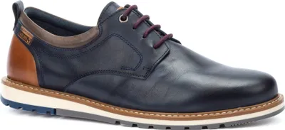 Produktbild von Pikolinos Herren Schnürschuh Leder Halbschuh sportlich elegant Berna M8J-4183, Größe:45 EU, Farbe:Blau