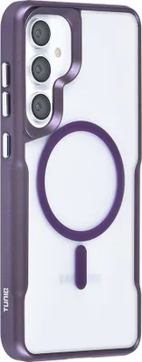 Immagine prodotto di Custodia posteriore TUNIQ per Galaxy S24 Plus - Silicone Magsafe - Viola