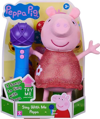 Image de Peppa Pig Sing With Me Peppa Interactive Soft Plush Toy