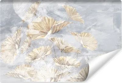 Produktbild von Muralo Vlies Fototapete ABSTRAKTION Blumen Beton Vintage Stil Br. 368cm x Hö. 254cm