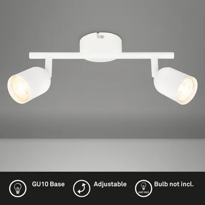 Produktbild von Spotleuchte Deckenleuchte Deckenstrahler Wandleuchte Spot GU10 Schwenkbar Weiß