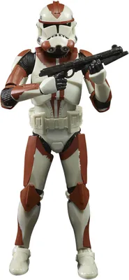 Immagine prodotto di Hasbro F5599 Disney Star Wars The Clone Wars Clone Trooper 187° Battaglione Actionfigur The Black Series Klonkrieger in Uniform und Waffe, 15 cm