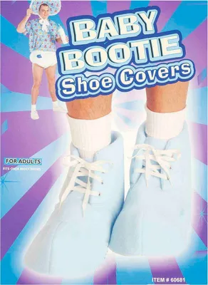 Produktbild von Bristol Novelty - Herren/Damen Uni Kostüm-Schuhüberzieher "Baby Bootie" BN5967 (Einheitsgröße) (Blau)