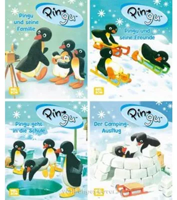 Produktbild von Nelson Mini-Bücher: 4er Pingu 1-4