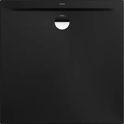 Produktbild von Duschwanne KALDEWEI SUPERPLAN ZERO 1592-5 150 x 150 x 3.7 cm schwarz matt mit extraflachen Wannenträger 359247980676