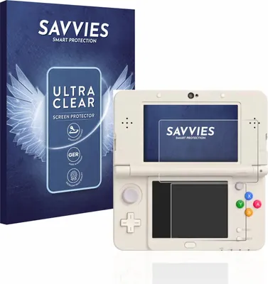 Produktbild von 18x Für Nintendo New 3DS Schutzfolie Savvies Displayschutz Display Schutz Folie Klar Transparent
