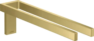 Produktbild von hansgrohe HTH Axor Uni. Rectangular 380mm, 2-armig, feststehd., brush. brass