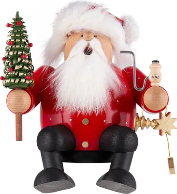 Produktbild von Weihnachtsmann - Kantenhocker (16cm) Räuchermann von KWO