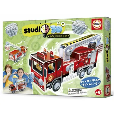 Immagine prodotto di Puzzle 3D Camion dei Pompieri Studio Educa 19186
