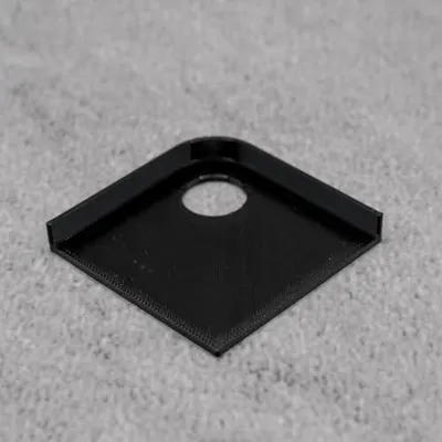 Produktbild von Füllschachtdeckel in Schwarz für Lechuza Cubico Alto Cube 40/50 und Trio 40 | Ersatzdeckel für den Wasserschacht - Schutz gegen Schmutz und Wasserverlust