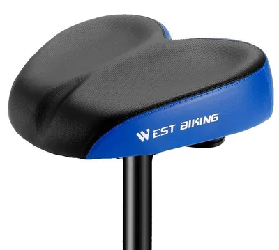 Obrázok produktu pre Sedlo na bicykel, vodotesné, ergonomický dizajn, modré