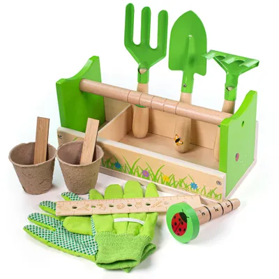 Image de Bigjigs Toys Set de jardinage dans une caisse
